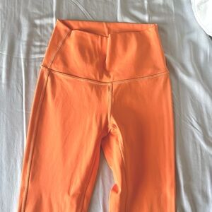 Lululemon Wunder Under leggings Orange soda 25”